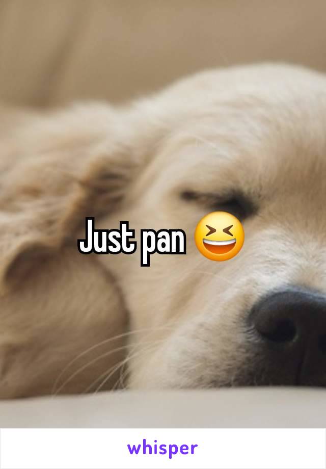 Just pan 😆