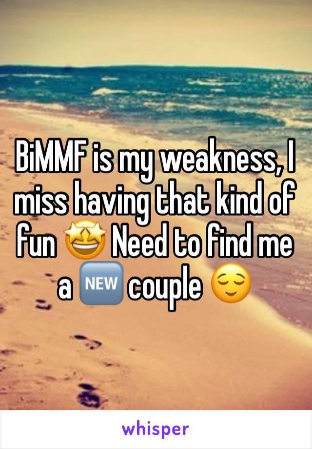 BiMMF is my weakness, I miss having that kind of fun 🤩 Need to find me a 🆕 couple 😌