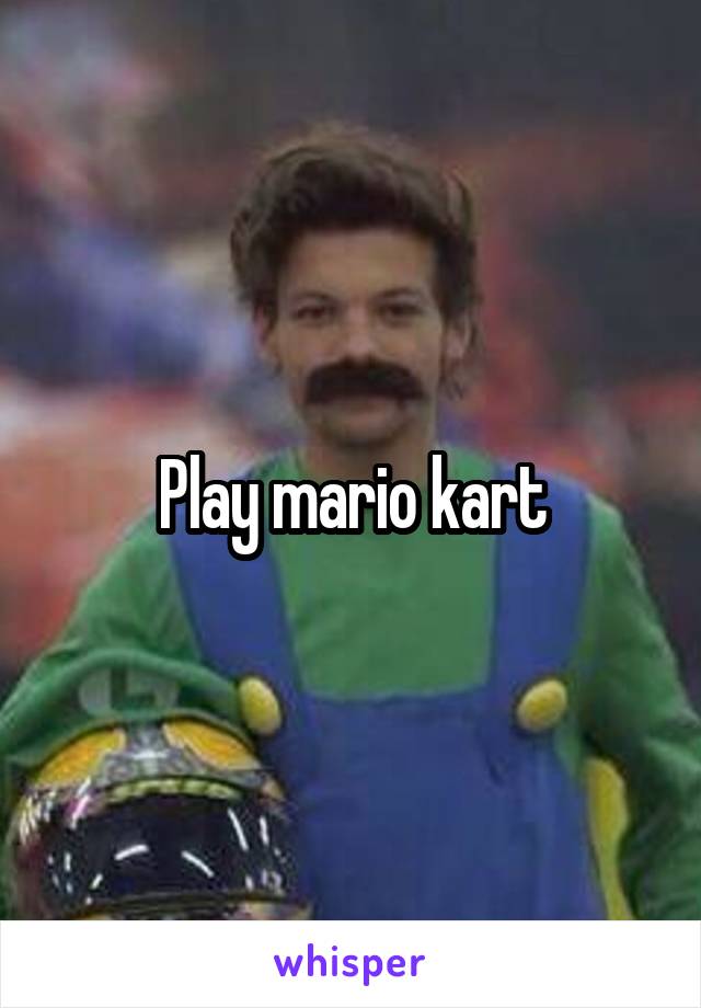 Play mario kart