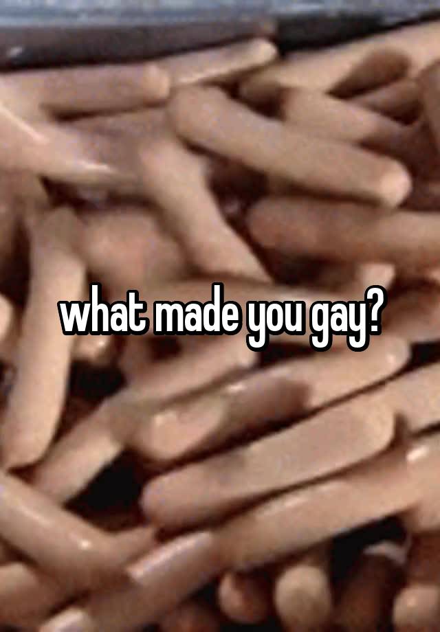 what made you gay?