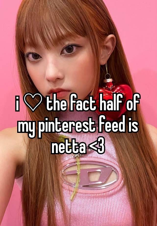 i ♡ the fact half of my pinterest feed is netta <3