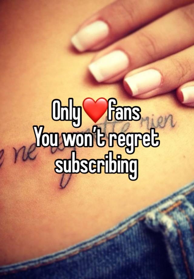 Only❤️fans
You won’t regret subscribing 