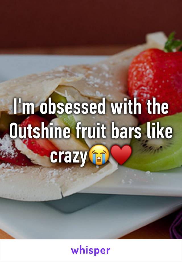 I'm obsessed with the Outshine fruit bars like crazy😭♥️