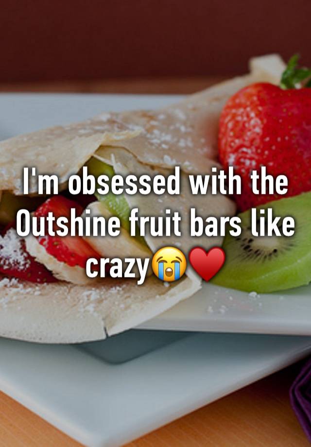 I'm obsessed with the Outshine fruit bars like crazy😭♥️