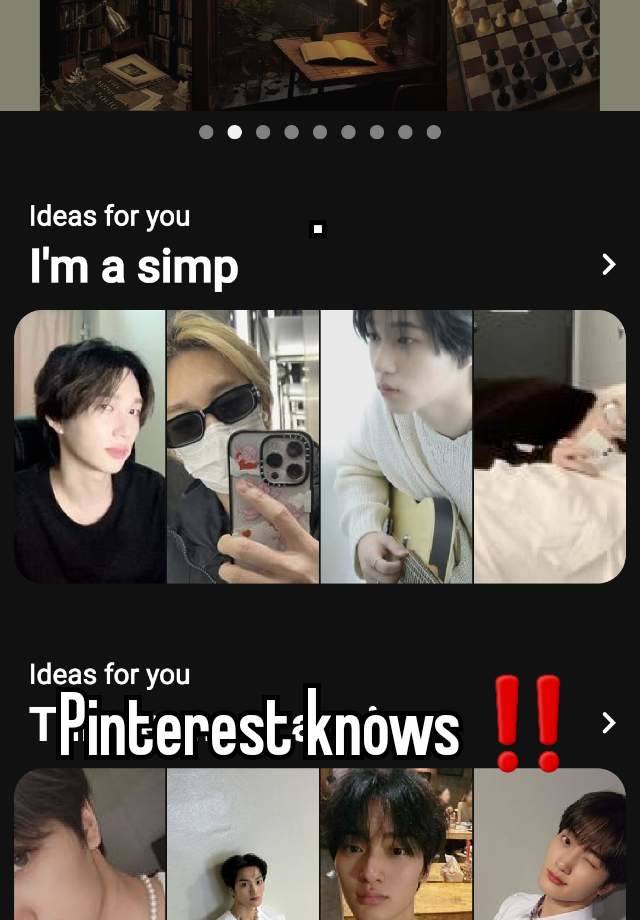 .





Pinterest knows ‼