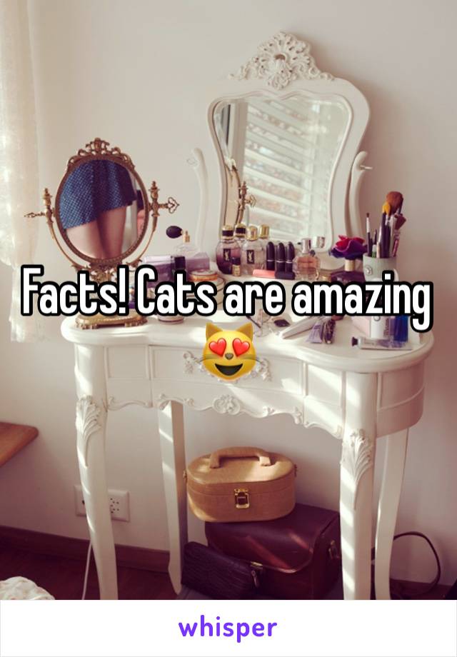 Facts! Cats are amazing 😻 