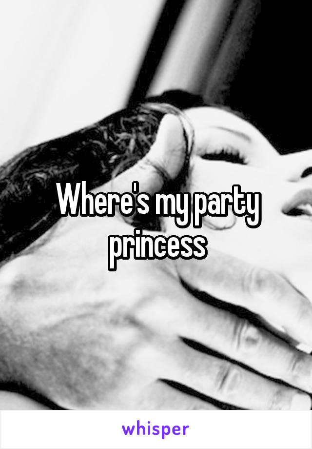 Where's my party princess
