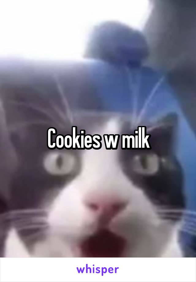 Cookies w milk