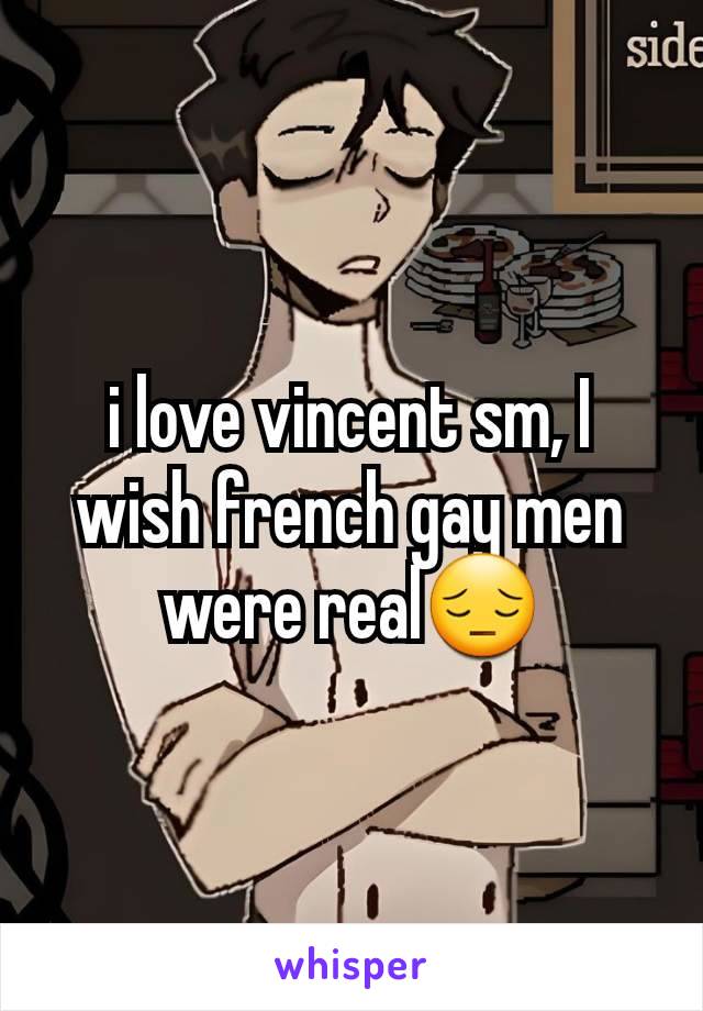 i love vincent sm, I wish french gay men were real😔