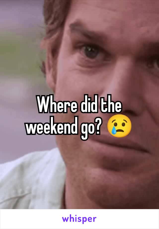 Where did the weekend go? 😢