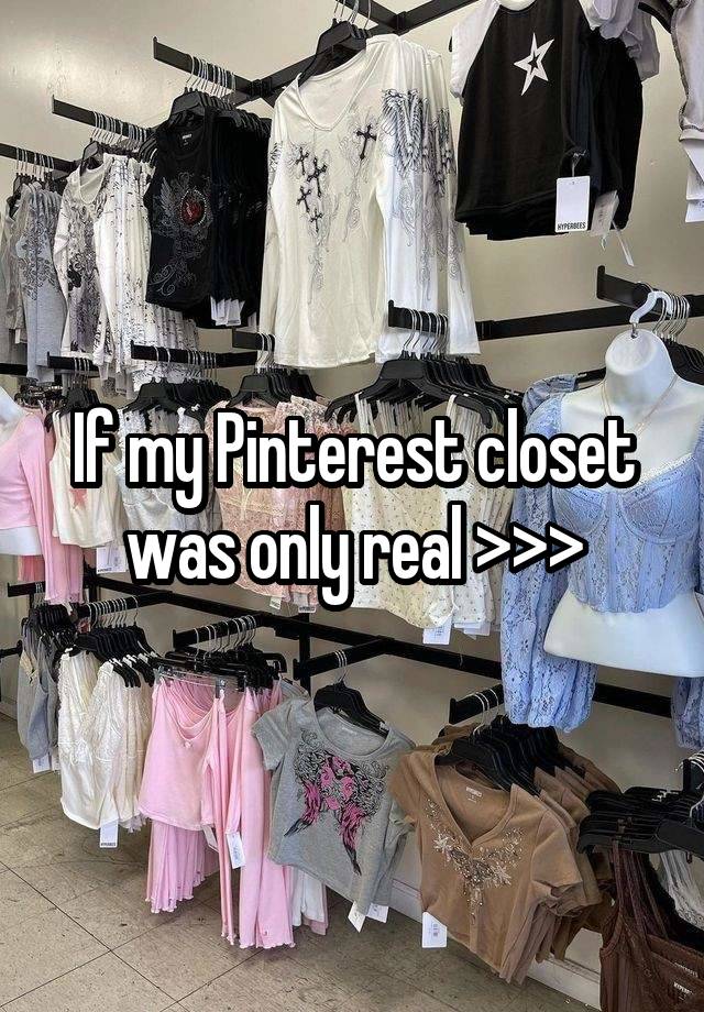 If my Pinterest closet was only real >>>