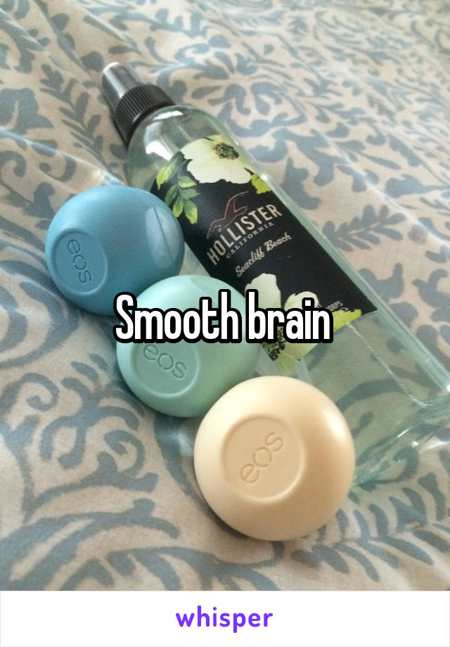 Smooth brain 