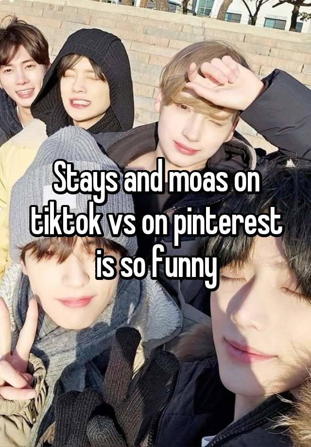Stays and moas on tiktok vs on pinterest is so funny