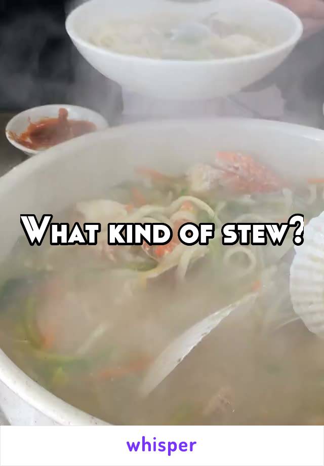 What kind of stew?