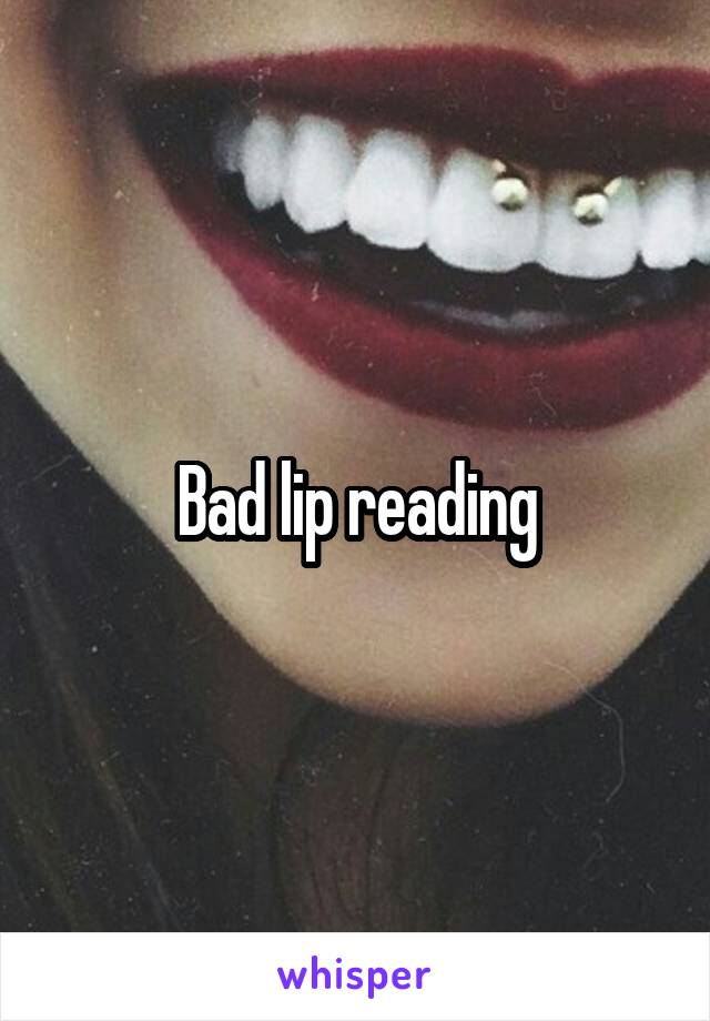 Bad lip reading