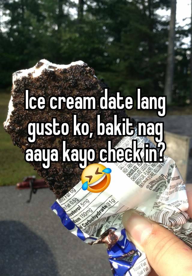 Ice cream date lang gusto ko, bakit nag aaya kayo check in?
🤣