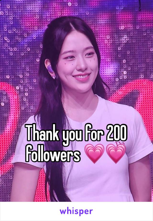 Thank you for 200 followers 💗💗