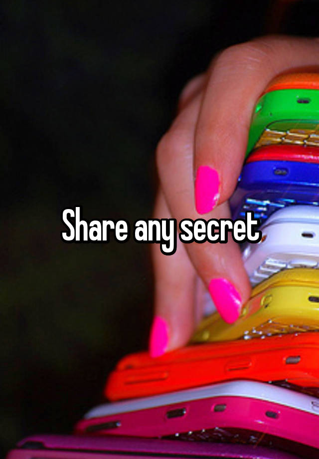 Share any secret