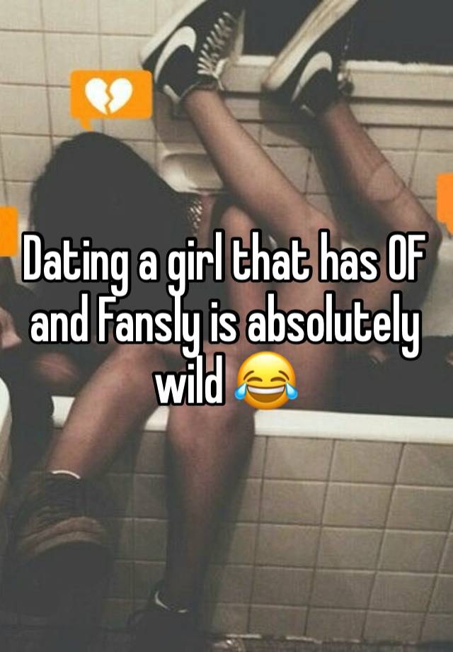 Dating a girl that has OF and Fansly is absolutely wild 😂