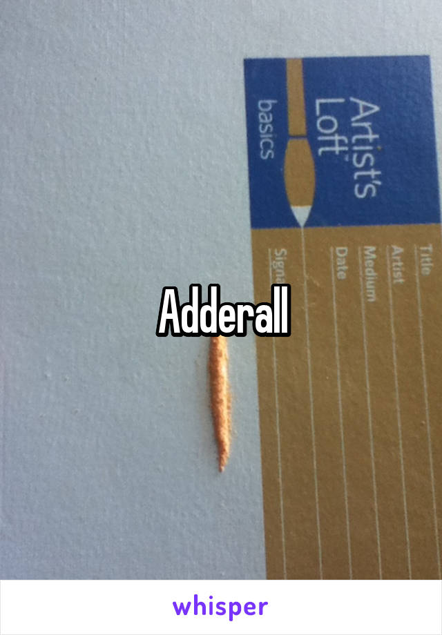 Adderall