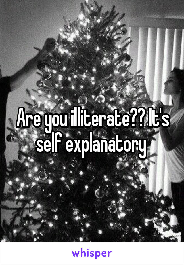 Are you illiterate?? It's self explanatory 