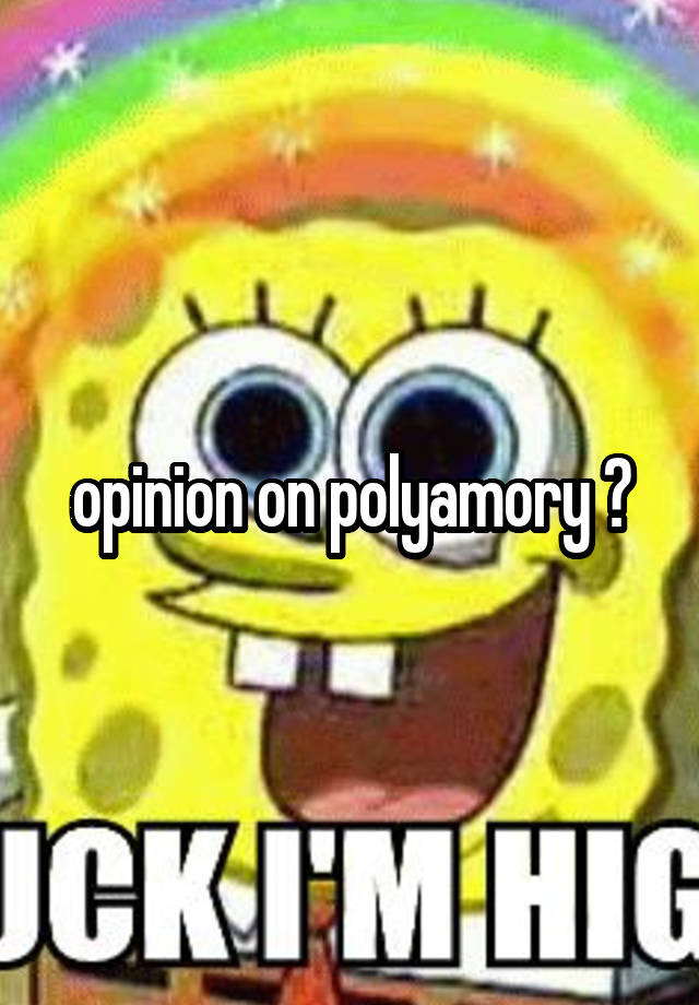 opinion on polyamory ?