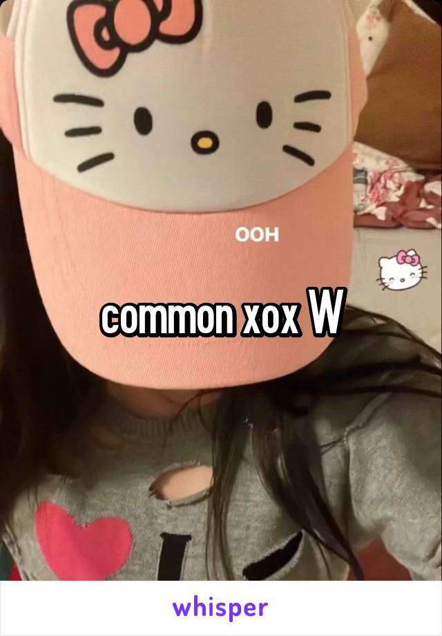 common xox W