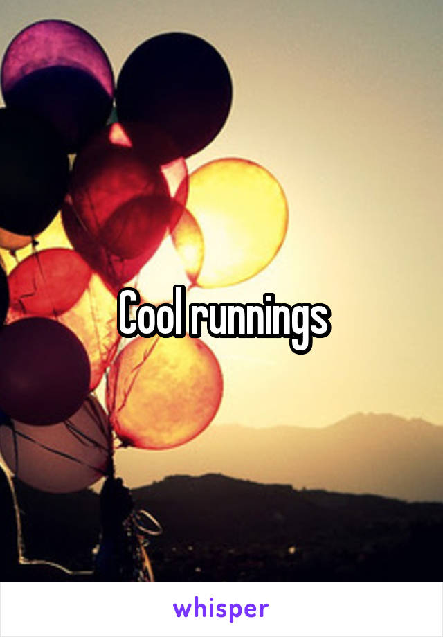 Cool runnings