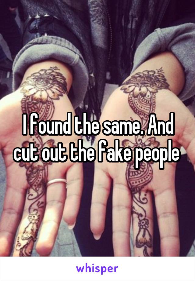 I found the same. And cut out the fake people 