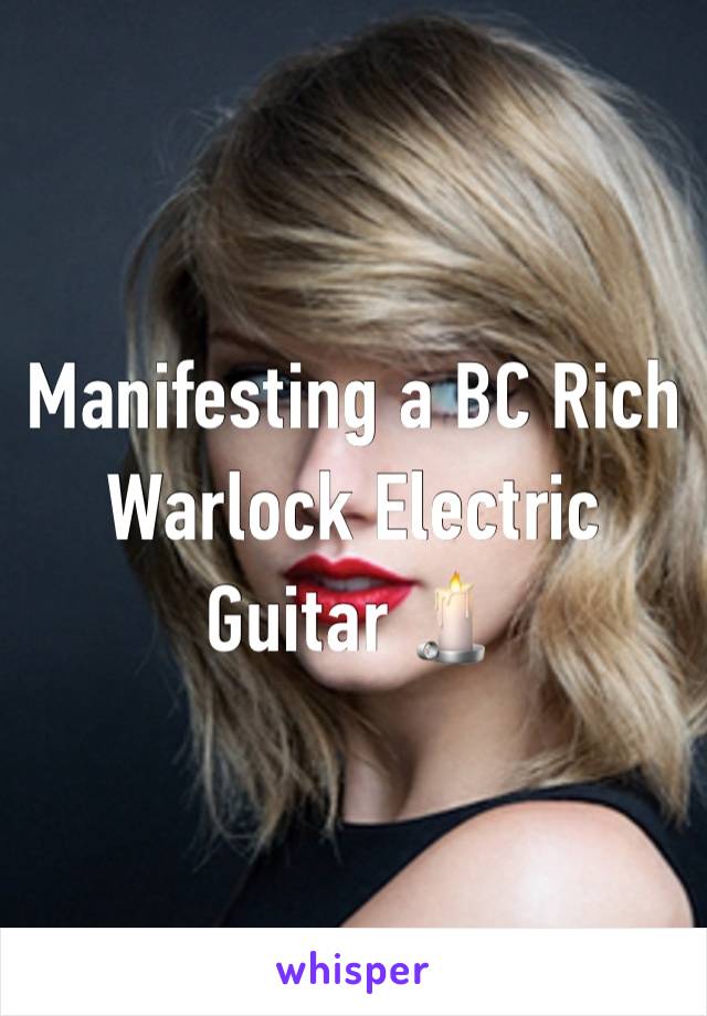 Manifesting a BC Rich Warlock Electric Guitar 🕯️ 