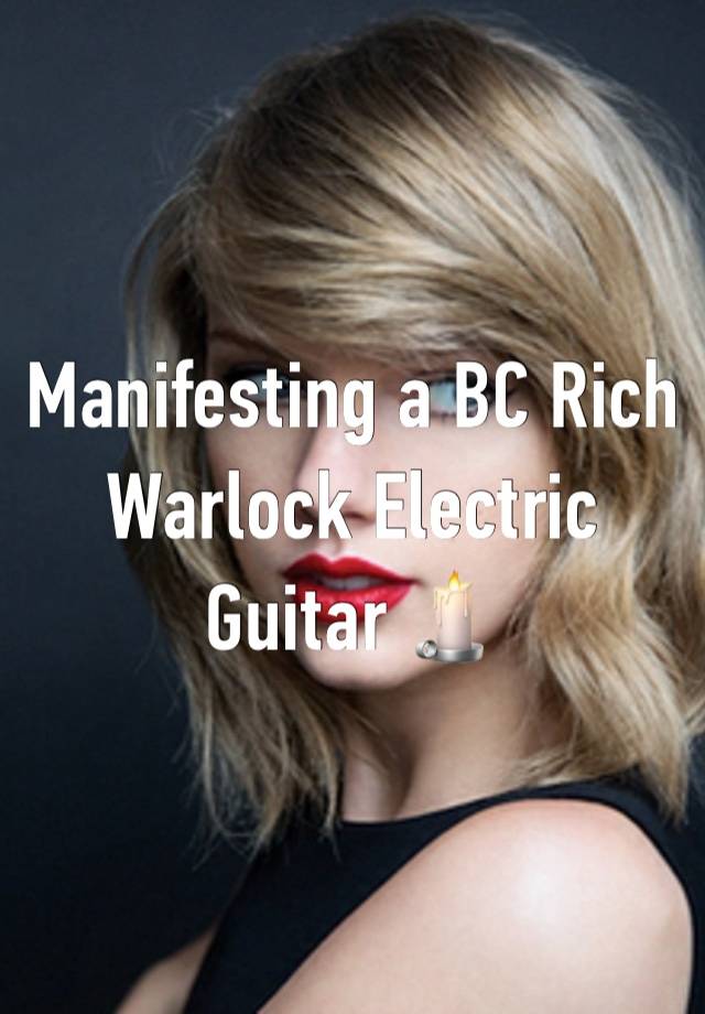 Manifesting a BC Rich Warlock Electric Guitar 🕯️ 