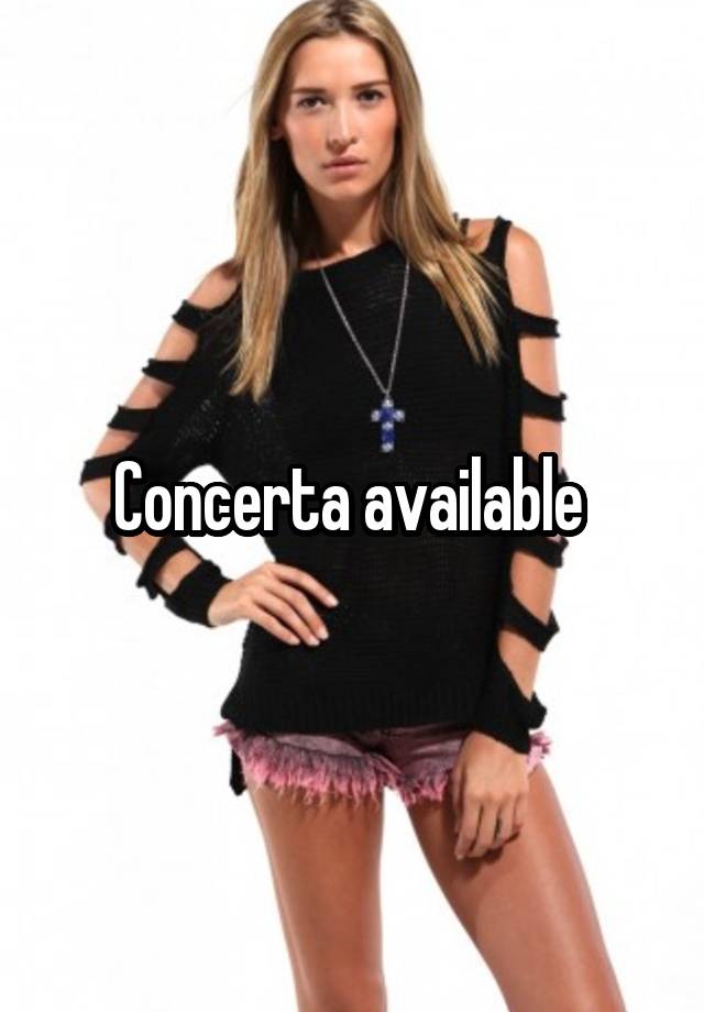 Concerta available 