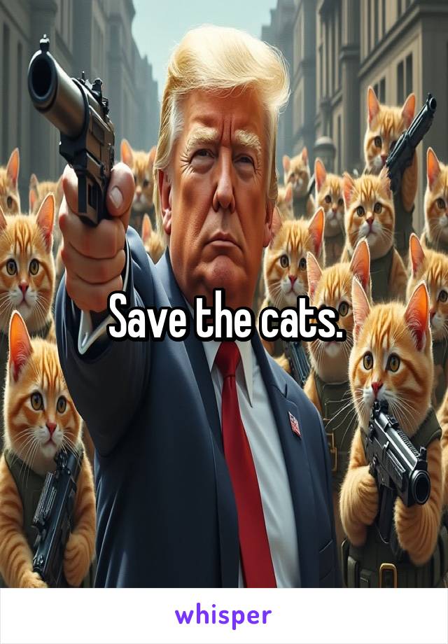 Save the cats.