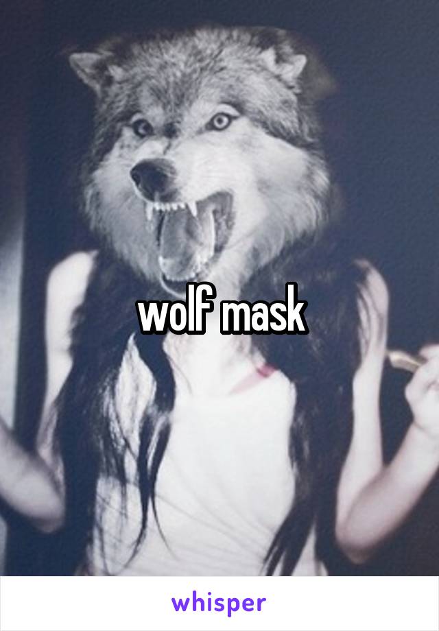 wolf mask