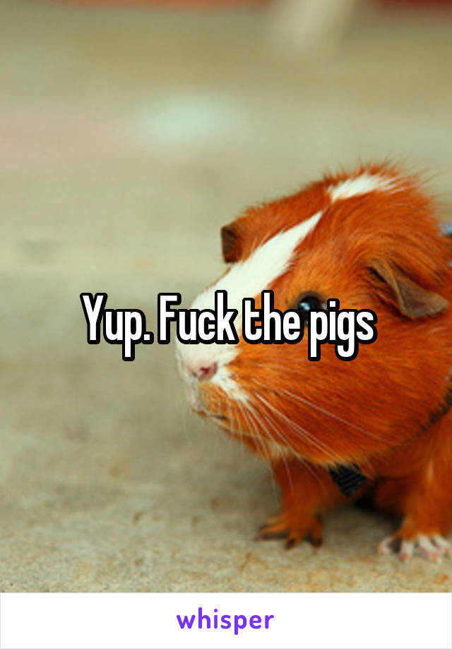 Yup. Fuck the pigs