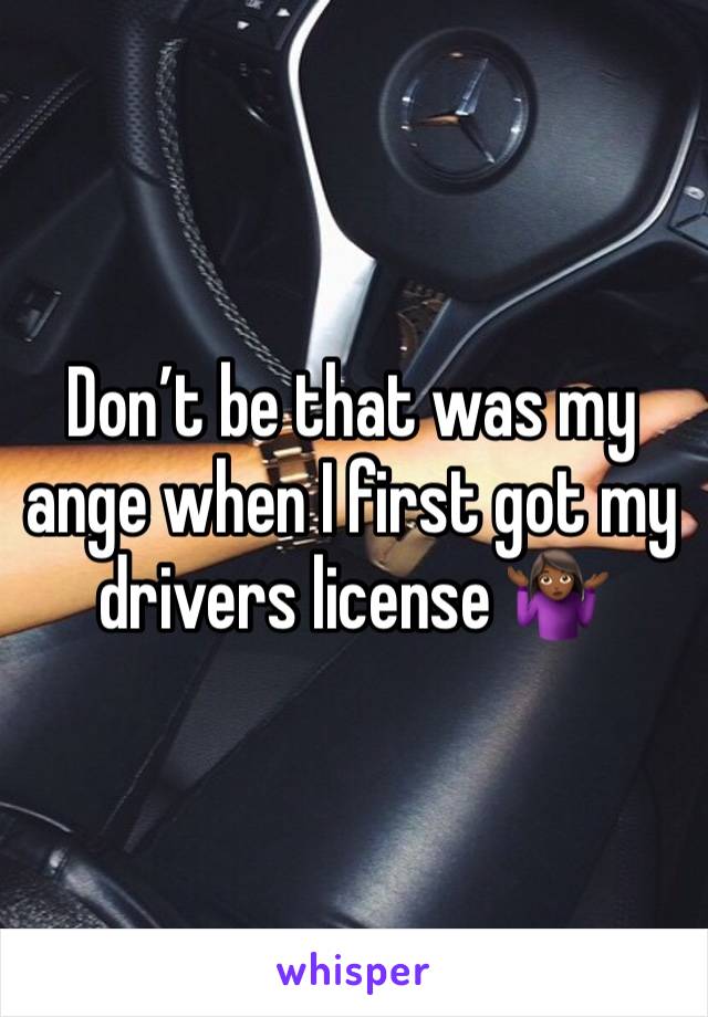 Don’t be that was my ange when I first got my drivers license 🤷🏾‍♀️