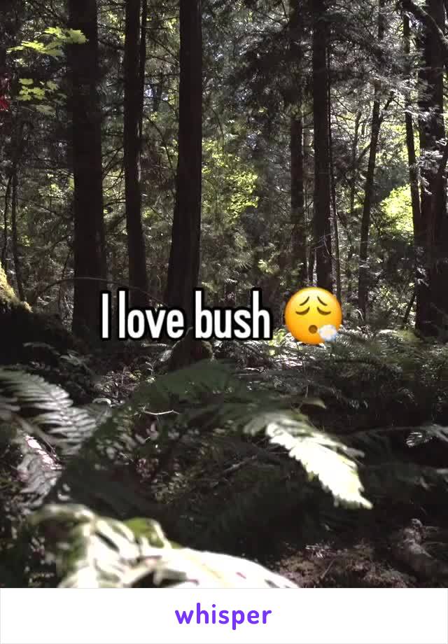 I love bush 😮‍💨